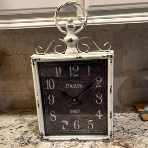 Vintage White Wall Clock